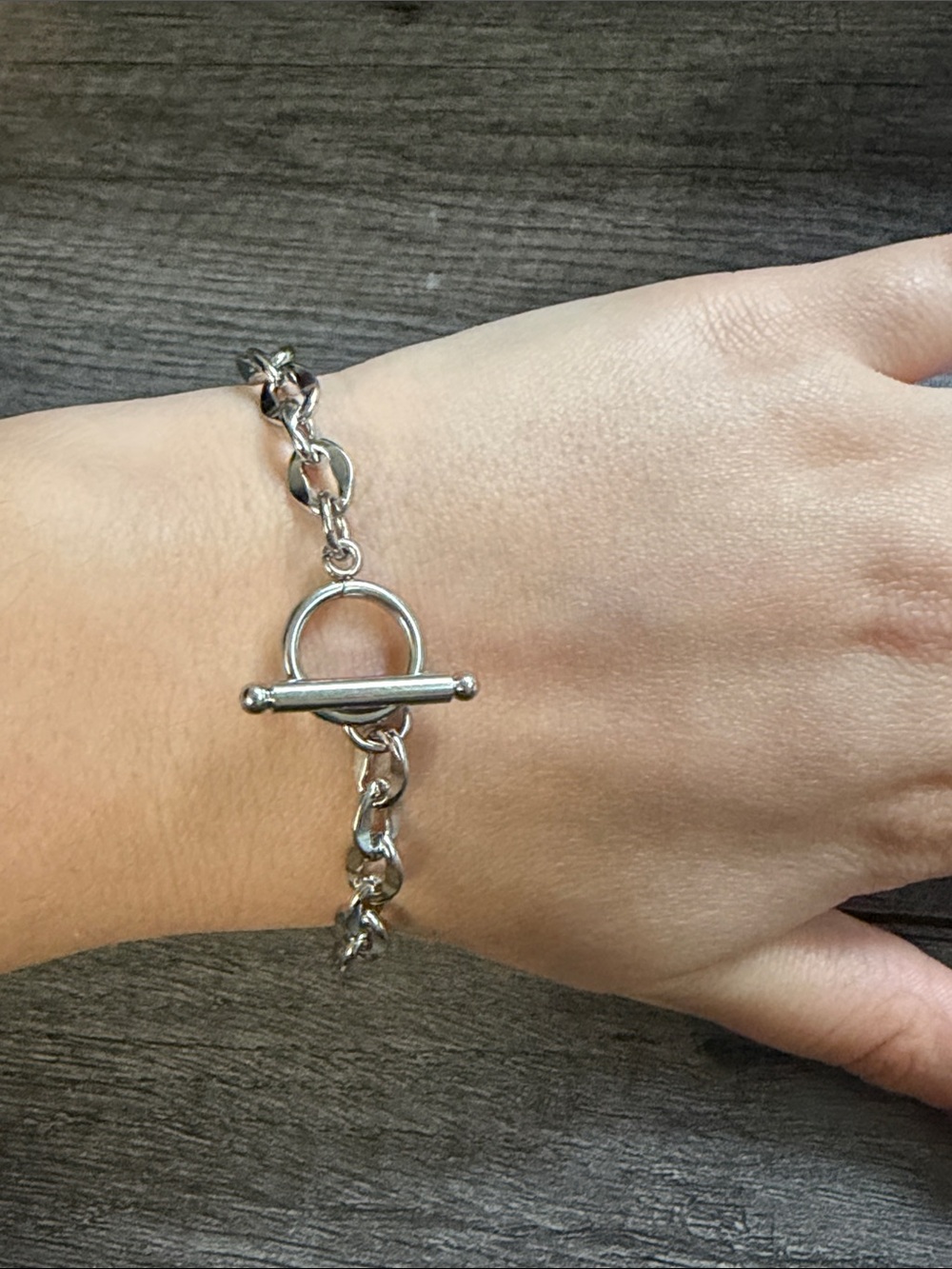 Stainless Steel Toggle Bracelet